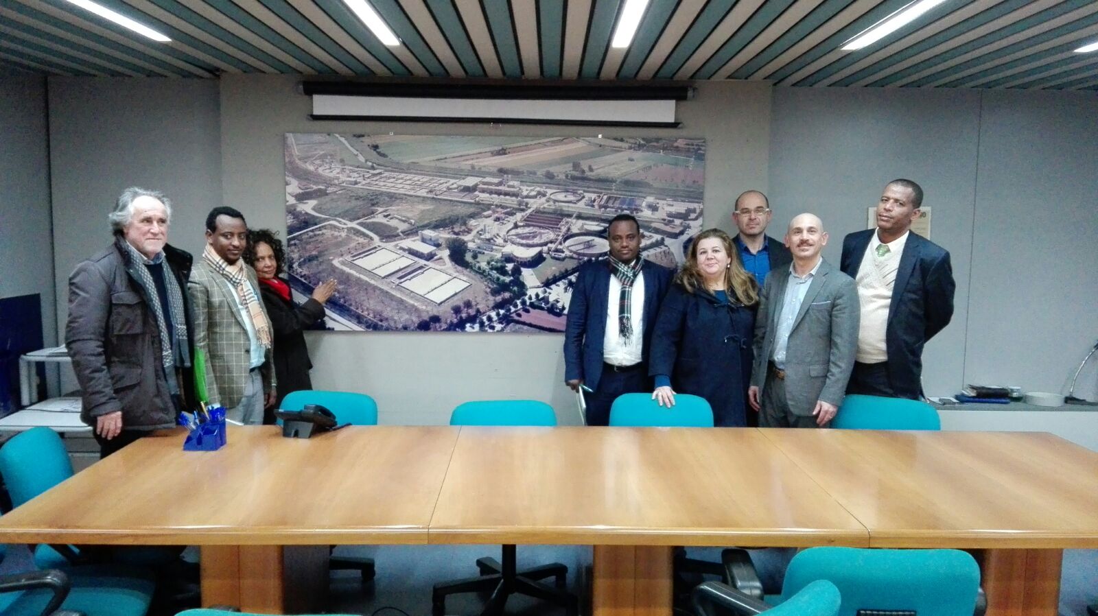 Visita delegazione etiope all'Aquarno